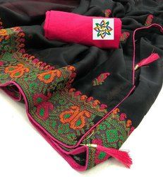 Kashmiri Work Saree