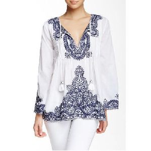 Ladies Embroidered Top - Embroidered Women Top Price, Manufacturers ...