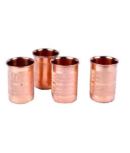4 Piece Copper Glass Set