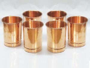 6 Piece Copper Glass Set