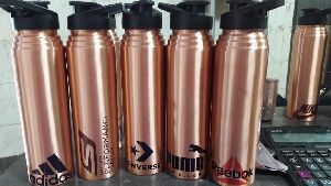 Printed Copper Water Bottle