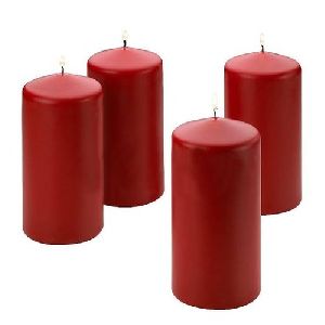 Wax Red Pillar Candle