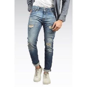 Mens Rough Jeans