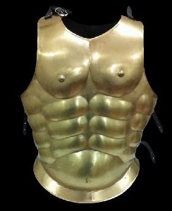 Gothic Chest Armour(Fully Brass Finished)