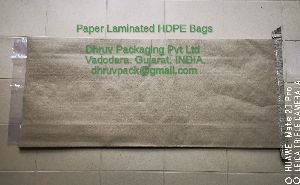 Paper Laminated Plain HDPE Bags