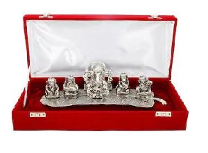 Aluminium Musical Ganesha God