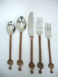 Bronze Handle Cutlery Set