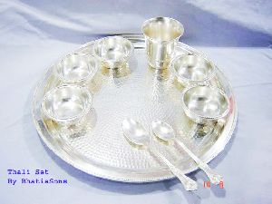 Silver Thali Set