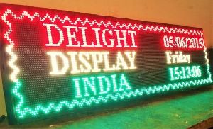 Customized Metal Fixed Cabinet Running LED Display Board For Advertising