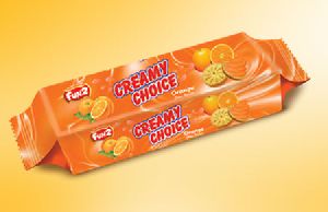 Orange Creamy Choice Biscuits