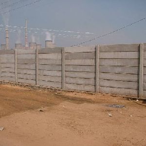 Industrial Cement Compound Wall