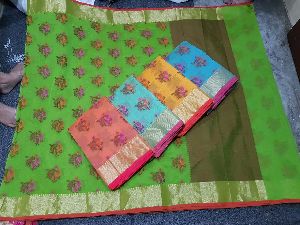 cottan silk saree