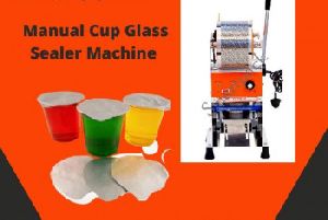 Manual Cup Glass Packing Machine for water ,lassi packing