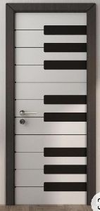 metal galvensied door style with piyano...