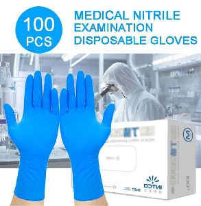 CE APPROVED POWDER FREE NITRILE EXAMINATION GLOVES