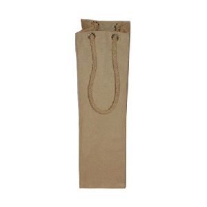 Canvas Bottle Bag With Cotton Rope Handle