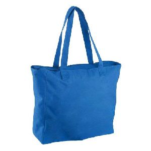 Dyed Cotton Shopping Bag with Long Web Handle