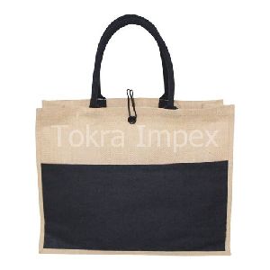 PP Laminated Jute Bag With Front Juco Pocket