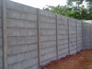 Prestressed Boundary Wall