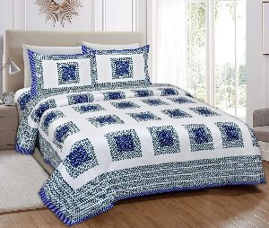 Cotton Bedsheet with Pillow Cover