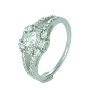 Signature Impex Jewelry 18K White Gold Diamond Vintage Anniversary Engagement &amp; Wedding Rings for Women