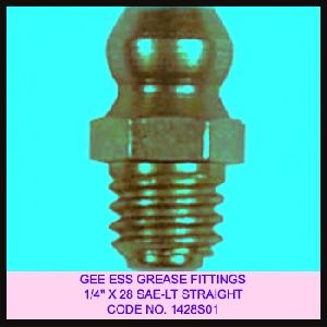 1/4&quot; X 28 SAE-LT STRAIGHT GREASE FITTINGS