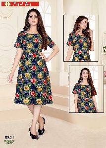 Muslin Printed Kurti