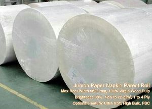 Tissue Paper Napkin Jumbo Rolls