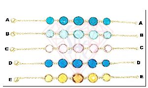 Gemstone Gold Plated Bracelet For Women and Men On Christmas Special