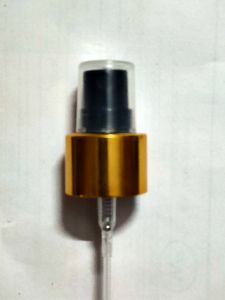 24 mm Golden Black Mist Spray Pump