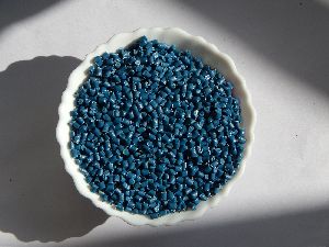 Blue HDPE Drum Granules