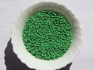 Green HDPE Blow Grade Granules