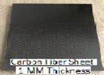 1 mm Thick Carbon Fiber Sheets