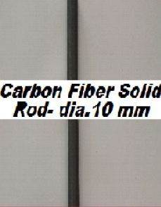 10 mm Carbon Fiber Solid Rods