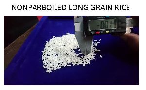Non Parboiled Long Grain Rice
