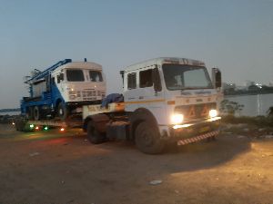 water well drilling rig dispatched