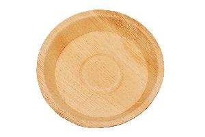 Biodegradable Areca Leaf Round Plate