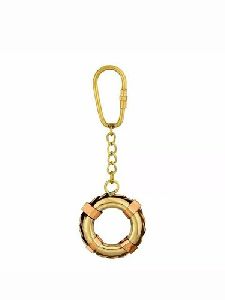 Brass Solid Tube Keychain