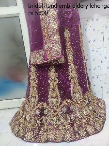Hand Embroidery Bridal Lehenga