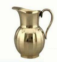 Lotus Brass Jug