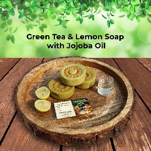 Green Tea and Lemon Soap with Jojoba Oil