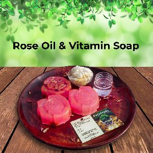 Rose Oil and Vitamin Soap