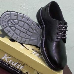 leather safety shoe