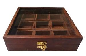 Square Wooden Dry Fruit Box