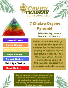 Seven Chakra Orgone Pyramid