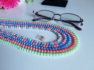 Plastic Beaded Eyeglass Holder, Feature : Attractive Pattern