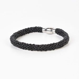 Round Machine Braided Leather Bracelet