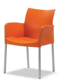 coloured plastic chair