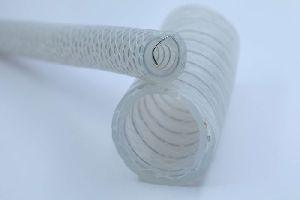 Platinum Cured Silicone Hose Reinforced with Polyester Braiding & SS 316L Helical Wire