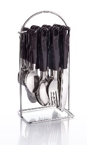 Stainless Steel Cutlery Set for Dining Table, Spoon and Fork Set 	Royal Wire Stand